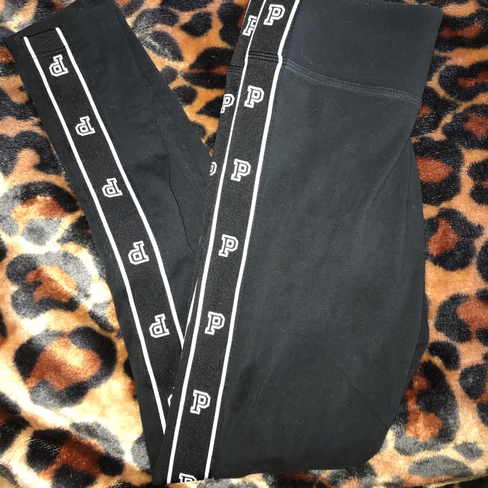 Victoria Secret Pink Yoga Logo Leggings